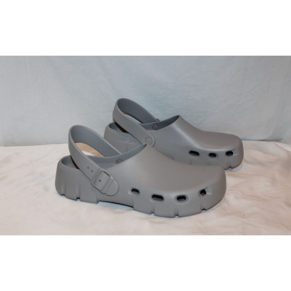 BIRKENSTOCK MEN'S BIRKI FLOW EVA CLOGS GRAY NEW EU 46 REGULAR NWOB